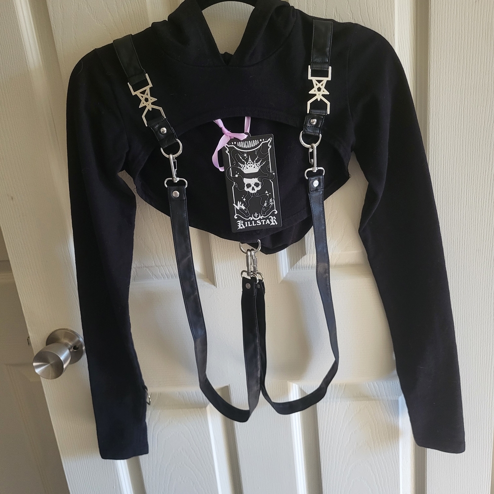 Killstar She's Magic Hoodie With Harness Bolero Pullover